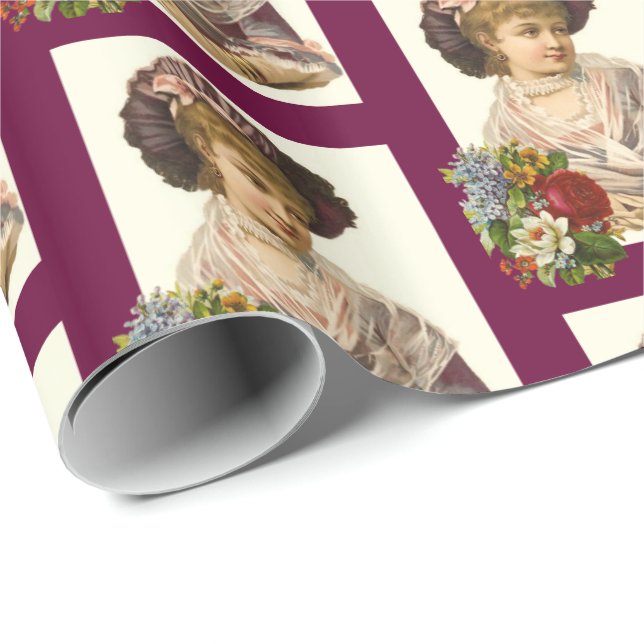 Glossy Wrapping Paper Victorian (Roll Corner)