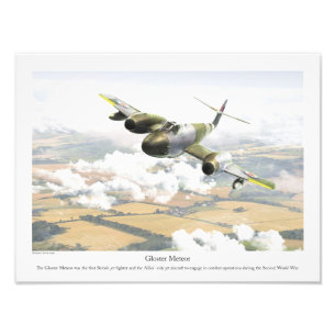 Gloster Meteor Photo Print