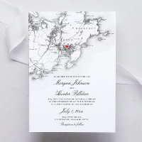 Gloucester Cape Ann Elegant Black White Wedding