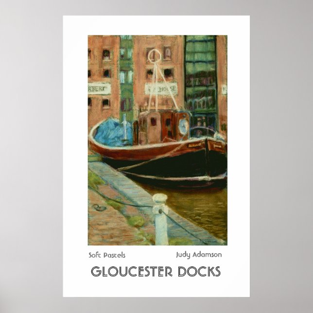 'Gloucester Docks' Print or Poster (Front)