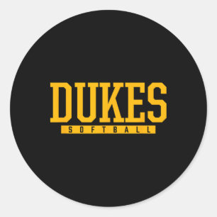 Gloucester Dukes Softll Hs  Classic Round Sticker