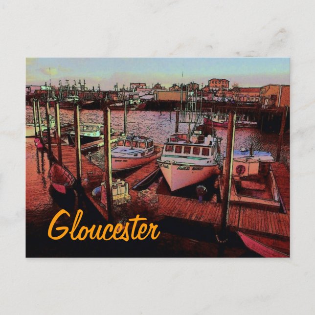 Gloucester Harbour Postcard (Front)
