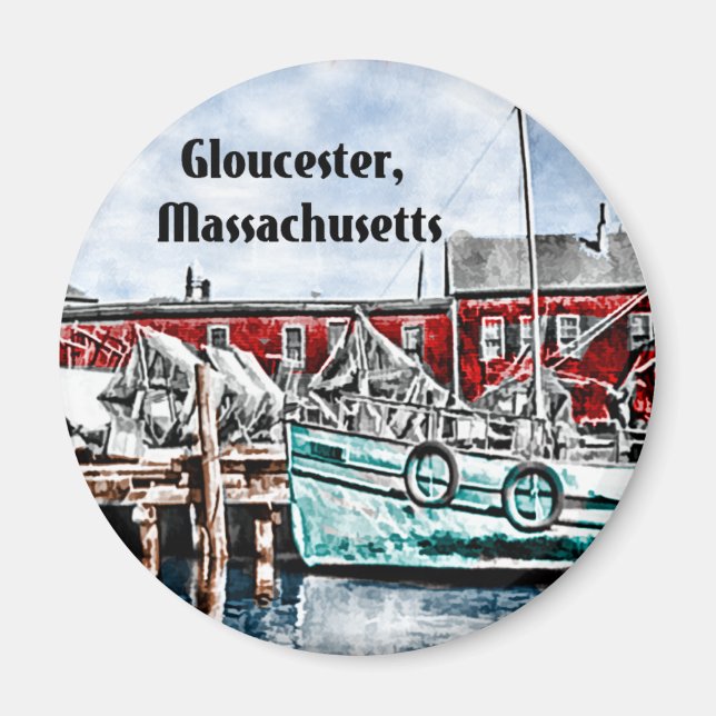 Gloucester, Massachusetts Magnet (Front)