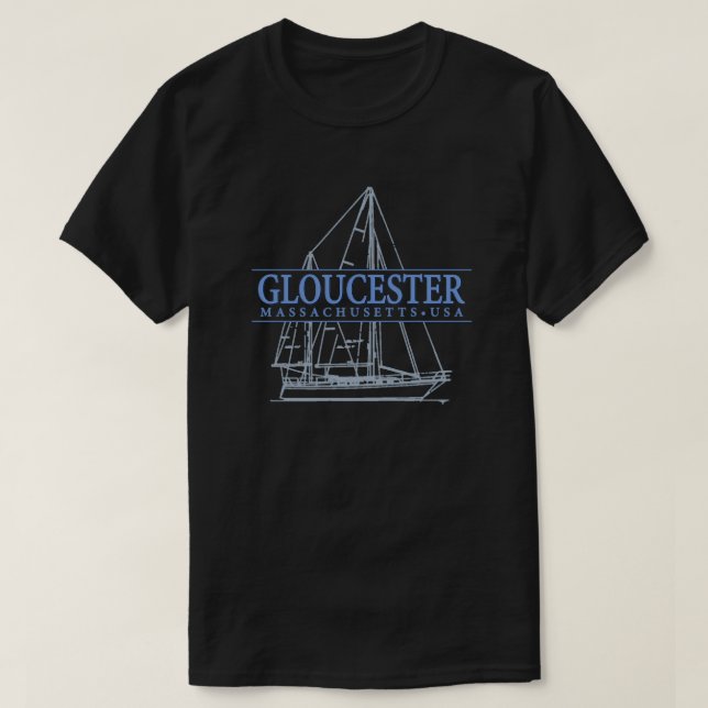Gloucester Massachusetts T-Shirt (Design Front)