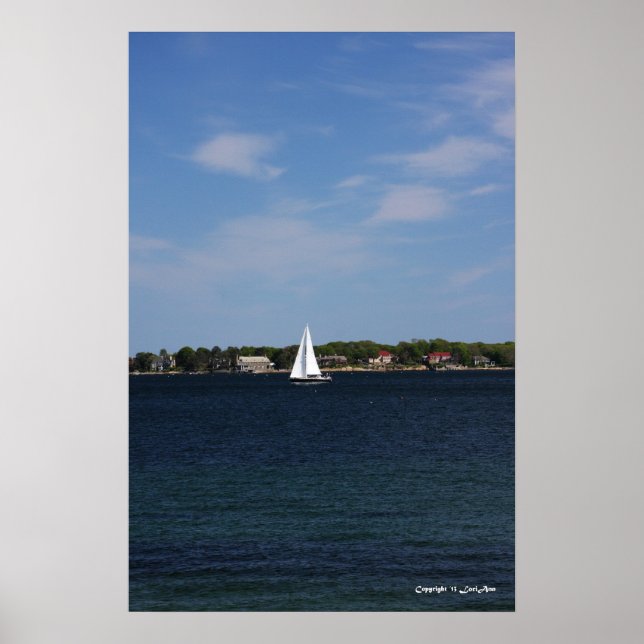 Gloucester Sailboat 1 Poster (Front)