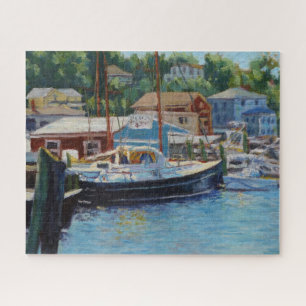 Gloucester Scenic Fishing Boats Jigsaw Puzzle