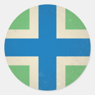Gloucestershire Classic Round Sticker