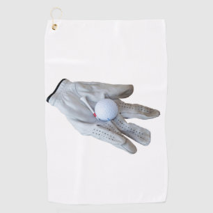 Glove and a golf ball design Best Golf Towels