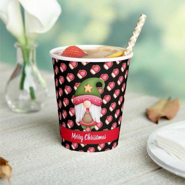 Glove Gnome Customise Colour and Text Paper Cups (Insitu)