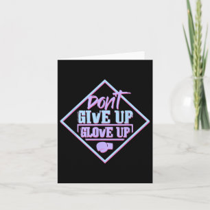 Glove Up For Fitness Boxing Ring - I Love Kickboxi Card