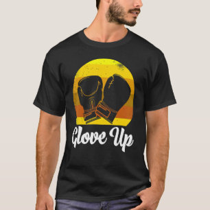 Glove Up Retro Women Boxing Mummy Sports Love T-Shirt
