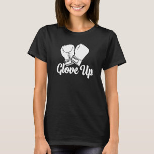 Glove Up Retro Women Boxing Sports Love T-Shirt