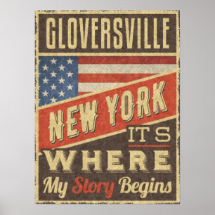 Gloversville New York Poster
