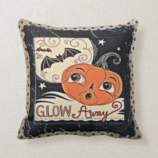 Glow Away Pretty Pumpkin Cushion