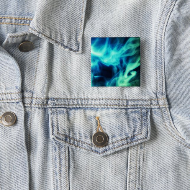 Glow Bomb 15 Cm Square Badge (In Situ)