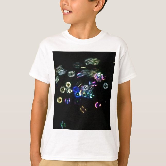 Glow bubbles at night T-Shirt (Front)