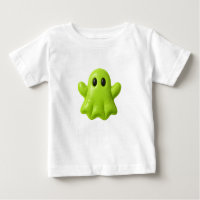 Glow Buddy - Cute Green Ghost Tee