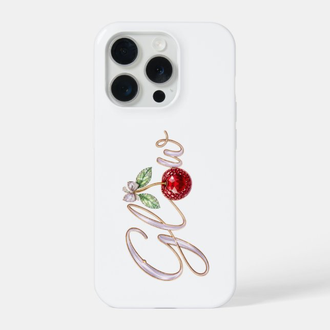 Glow – Cherry Glam Mobile Case (Back)