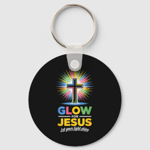 Glow For Jesus Christian Faith _1 Key Ring