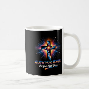 Glow For Jesus Cross Coffee Mug