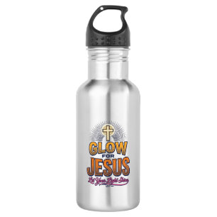 Glow for Jesus Let Your Light Shine Christian Desi 532 Ml Water Bottle