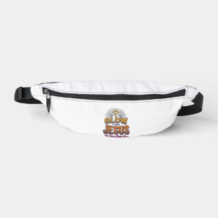 Glow for Jesus Let Your Light Shine Christian Desi Bum Bags