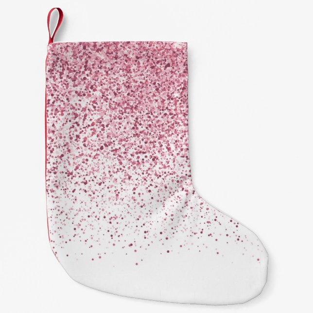 Glow Gradient Pattern 2 Small Christmas Stocking (Front)