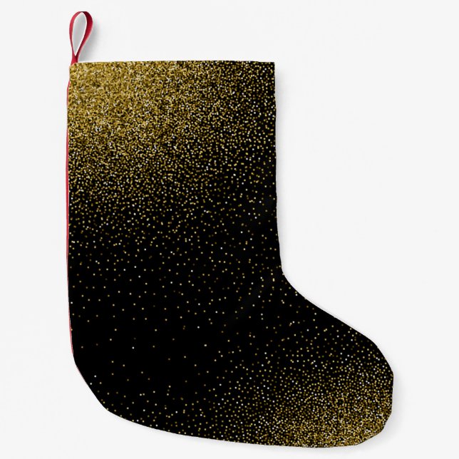 Glow Gradient Pattern 4 Small Christmas Stocking (Front)