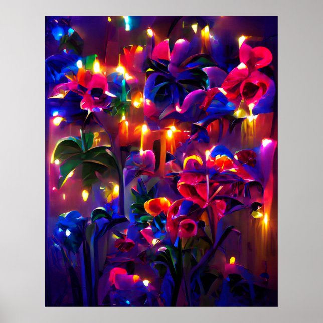 "Glow in the dark #1" poster (Front)