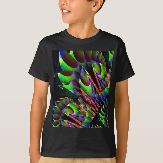 Glow in the Dark Abstract.JPG T-Shirt (Front)