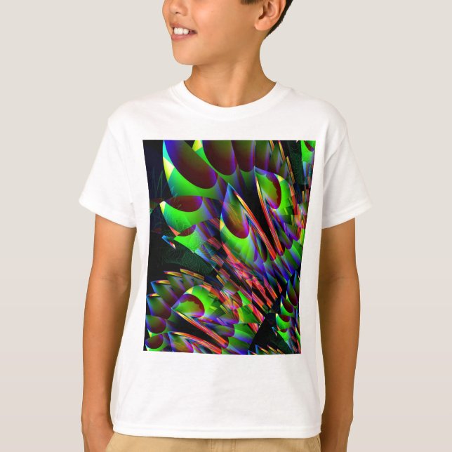 Glow in the Dark Abstract.JPG T-Shirt (Front)