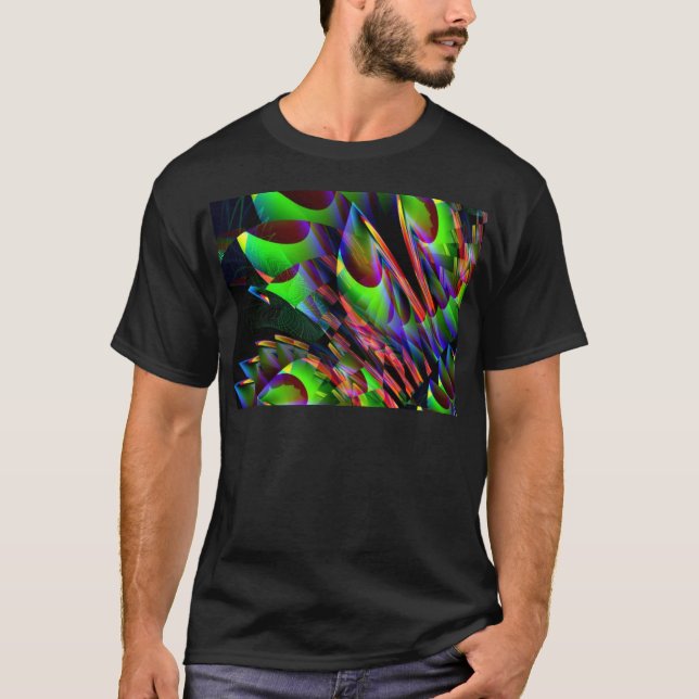 Glow in the Dark Abstract.JPG T-Shirt (Front)