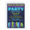 Glow in the Dark Blacklight Party Invitation