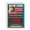 Glow in the dark bowling party invitations