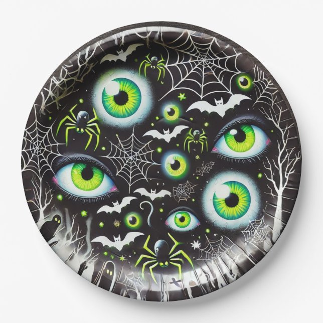 Glow in the dark  paper plate (Front)