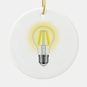 Glow Lamp Ceramic Tree Decoration