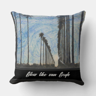 Glow like van Gogh Cushion