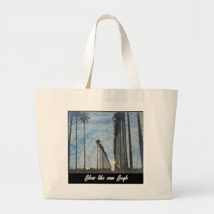 Glow like van Gogh Tote