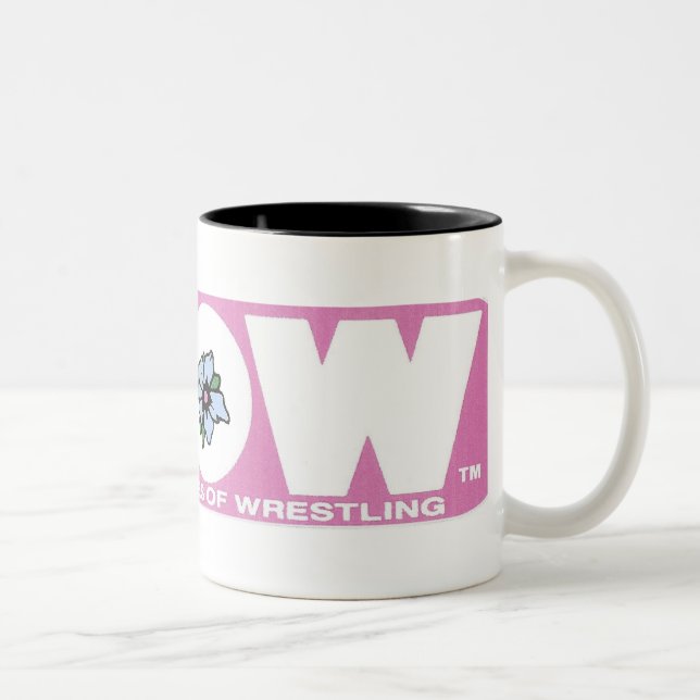 GLOW Mug Pink Logo (Right)