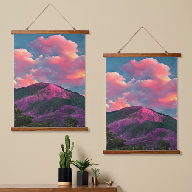 Glow of evening hanging tapestry (Asymmetrical)