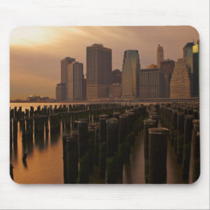 Glow of sunset during stormy skies over East Mouse Pad