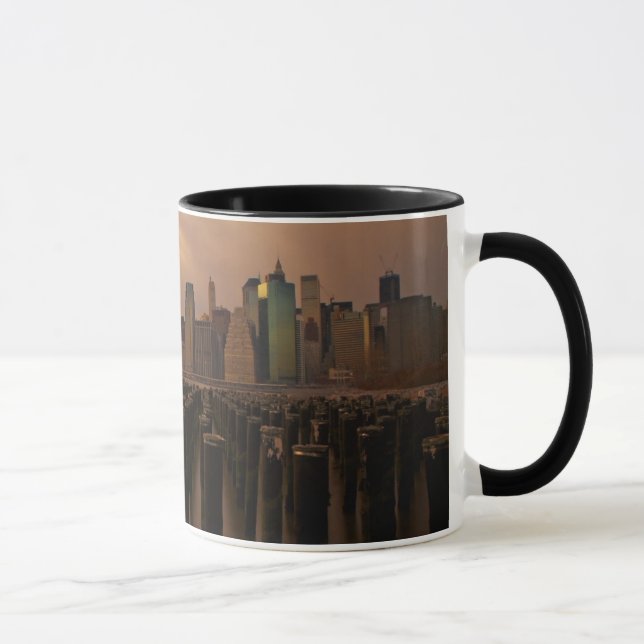 Glow of sunset during stormy skies over East Mug (Right)