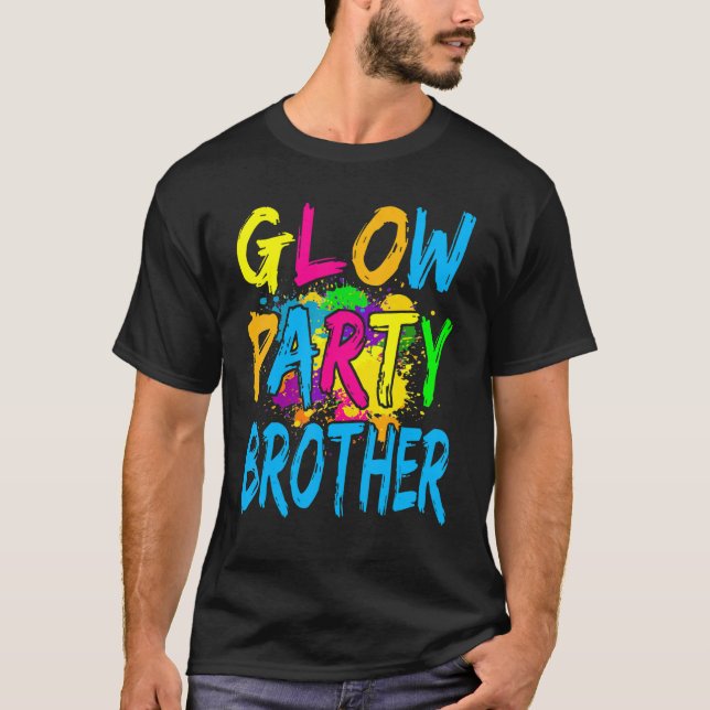Glow Party Clothing Glow Party  Glow Party Brother T-Shirt (Front)