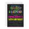 Glow Party Sleepover Birthday Party Invitation