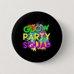 Glow Party Squad Halloween Costume For Women Men K 6 Cm Round Badge