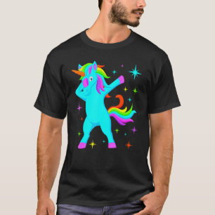 Glow Party Unicorn Squad Neon Lights Party   T-Shirt