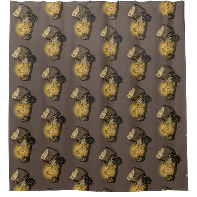 Glow Shower Curtain (Front)