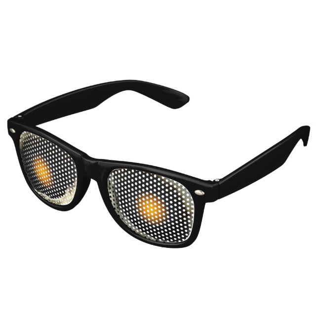 Glow Skull Retro Sunglasses (Angled)