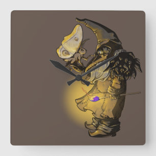 Glow Square Wall Clock