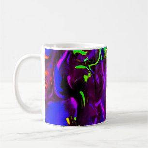 Glow Stick Rave Fire Stick Rainbow Coffee Mug